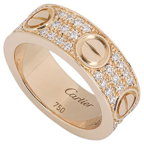 cartier rose gold love ring|cartier rose gold diamond love.